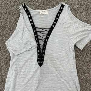 Women’s open shoulder top
